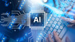 © Grispb - Artificial intelligence software development integrates machine learning algorithms and data processing. Digital technology innovation, neural networks, automation and IT solutions.