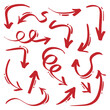 © Ms Fateha Akter - Hand Drawn Vector Arrow Doodles