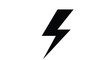 © Imdadul_Studio - A simple black lightning bolt icon isolated on a white background