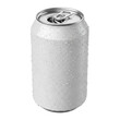 © noyon.me121 - A cold can of soda with condensation on a white background. isolated on transparent background