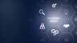 © Masha Stock - Customer insight marketing concept. Deep understanding of customers, their behaviors, preferences and needs. Using customer insight to build strong customer relationship icon background animation