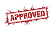 © Abdul - Approval Stamp: A bold APPROVED stamp, conveying instant validation and acceptance, is ready for your project. A powerful visual cue perfect for conveying permission, assurance and positive action.