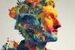 © Tatiana - Abstract man's profile visualizing creative thought process