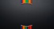 © TheWaterMeloonProjec - Dark minimalist backdrop showcasing vibrant pencils in a circular border