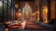 © suparlin - Serene Moroccan Style Meditation Room Interior Design