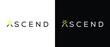 © Qomarul - ascend logo design wordmark, typography font text vector