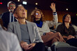 © Boris Jovanovic/Stocksy - The audience takes part in the open debate.
