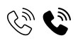 © Lunaraa - Call icon set vector. telephone sign and symbol. phone icon. contact us