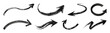 © Rawpixel.com - PNG Hand-drawn black arrow collection on transparent background