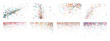 © Rawpixel.com - PNG Colorful abstract data visualization, element set on transparent background