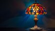 © shimul - Colorful Tiffany Style Table Lamp