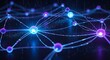 © Sabiq - digital network connections, abstract data visualization