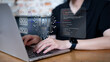 © Supapich - Person using AI artificial intelligence in vibe coding software development programming creativity information system engineer assistant tool, digital transformation workflow technology concept