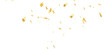 © Atikur - New Year Celebration golden confetti Bright festive tinsel. Birthday party backdrop. overlay vertical social media design element