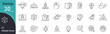 © khansa - Startup related icon collections. Containing Startup, Innovation, Business, Launch, Idea, Growth, Entrepreneur, Investment, Strategy, and Success icons. Editable Stroke.