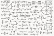 © Valeriia - Mathematics background illustration filled with algebra formulas, geometry diagrams and calculus equations. Educational STEM graphic for textbooks, presentations and academic design.