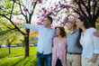 © Halfpoint - Double Valentines date for older couple, daughter and her husband.