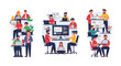 © Bima - A dedicated professional immersed in work, ideal for illustrating productivity and focus in a modern office setting.