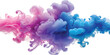 © FS creation - A vibrant splash of colorful ink creates an abstract, flowing design against a clean white background. This fluid artwork showcases a spectrum of hues.