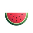 © Karuni - Flat minimalist illustration of watermelon on a white background. Ideal for summer, hydration, freshness, healthy food, and seasonal design themes.