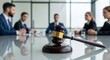 © Samsul - Business law and corporate governance meeting with gavel