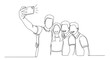 © StockSynergy - Group of friends taking a selfie, capturing a happy moment together