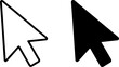 © MOHAMMAD RABBI - Modern computer mouse cursor icons in black and white