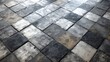 © StudioFF - Grey Stone Tile Texture Background / グレーの石材タイルのテクスチャ背景