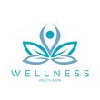 © popeye - Wellness and healthy spa. Vector logo design.