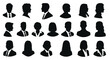 © Muhamad - Collection of Diverse Business Professional Silhouettes.
