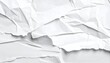 © Matthew - Crumpled white paper texture with intricate folds and creases, creating a layered appearance