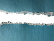 © robiinternet - Torn blue paper with white gap isolated on a transparent background 4
