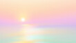 © baasith88 - A dreamy abstract sunset over the ocean featuring a soft pastel gradient and serene blur. Ideal for calming backgrounds, minimalist designs, and ethereal landscape concepts.