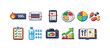 © Pointer Marker - Game, food, fitness pixel icon set. nutrition and exercise pixel icons collection