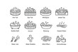 © Cali6ro - Hot tub icons: spa tub, whirlpool, bubble bath, relaxing, aromatherapy
