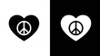 © Aylena - peace heart symbol, love and harmony concept