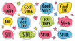 © DOG2 - Collection of Positive Affirmation Speech Bubbles with Inspiring Messages.