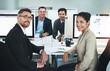 © C.Arcurs/peopleimages.com - Portrait, computer screen and business people in office for planning, teamwork or creative company startup. About us, face and partners at digital agency for design, meeting or idea collaboration