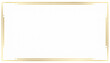 © STD - Elegant Gold Divider Frame for Luxury Brand and Finance Banner