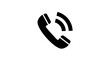 © Faruq - phone icon, black telephone symbol, call concept, communication