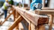 © LifeMedia - Close-up of formwork supports in monolithic building construction