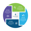 © Jen - 4 Quadrant Circular Business Infographic Template