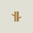 © SUPERGHONAM - simple wood logo design vector template