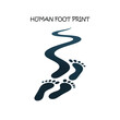 © T-Vectors - Human Foot Print Vector Design