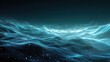 © CLOVER BACKGROUND - Mystical Marine Vista: An ethereal depiction of the ocean's surface, illuminated with glowing turquoise hues, evoking a sense of tranquility and the unknown depths beneath.