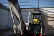 © Antonio Recena - Man working with backhoe in construction site