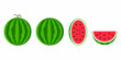 © Kabita - Illustrative depiction of watermelons in various stages of preparation