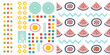 © Kabita - Colorful pattern featuring fruit slices geometric shapes and wavy lines