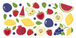 © Kabita - Colorful arrangement of various fruits including berries melons and citrus