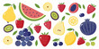 © Kabita - Colorful assortment of various fruits including berries citrus and melons